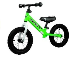 Balansinis dviratis Lean Toys Crown, 29 cm ratai, žalias