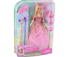 Lean Toys LeanToys Rožinė Lucy Princess Doll plaukų aksesuarai