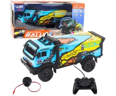 Lean Toys Nuotoliniu būdu valdomas sunkvežimis su garsu, mėlynas
