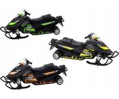 Žaislas sniego motociklas su garso ir šviesos efektais Lean Toys, juodas