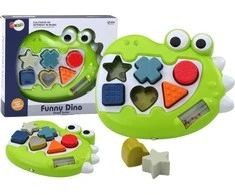 Sorter Dinozauras rūšiuoklis Lean Toys su sensoriniais efektais ir melodijomis