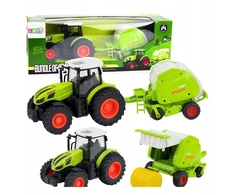 Lean Toys RC traktorius su presu 1:24