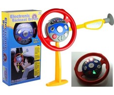 Lean Toys „LeanToys“ vairo simuliatorius automobiliui su tikrais garsais