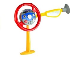 Lean Toys „LeanToys“ vairo simuliatorius automobiliui su tikrais garsais