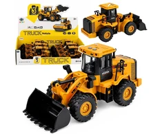 Lean Toys Ratinis krautuvas 1:43 geltonas ir juodas