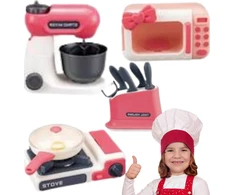 Lean Toys „LeanToys“ virtuvės rinkinys, peilių rinkinys, maišytuvo, indukcinės viryklės priedai