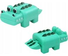 Lean Toys Vonios žaislas krokodilas vaikams, 11x6x5 cm