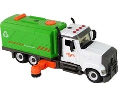 Žaislinė gatvių šlavimo mašina su priedais Lean Toys