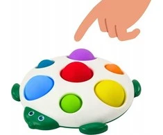 Lean Toys Sensorinis žaislas vėžlys vaikams