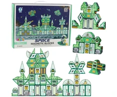 Lean Toys Magnetiniai konstruktoriai vaikams 172 dalys