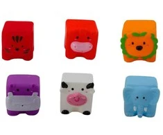 Lean Toys Minkšti vonios kubeliai gyvūnų formos