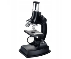 Lean Toys Mikroskopas vaikams su priedais 300x didinimas