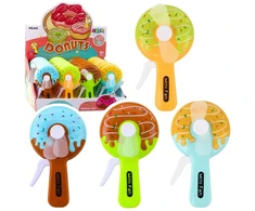 Lean Toys Rankinis vėjo malūnėlis „Donut“, 14 cm