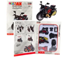 Lean Toys Motociklo modelis 1:14 raudonas