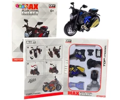 Lean Toys Motociklo Modelis 1:14 Mėlynas Surinkimui
