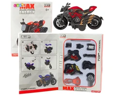 Lean Toys Motociklo modelis surinkimui 1:14 oranžinis
