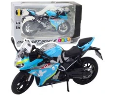 Lean Toys Sportinis metalinis motociklo modelis 1:12 su šviesomis ir garsais