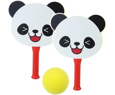Lean Toys Putplasčio rinkinys su panda motyvu