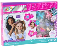 Lean Toys Kūrybinis rinkinys plaukų lankeliams su vienaragių dekoracijomis