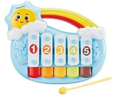 Lean Toys Vaikiškas pianinas su melodijomis, 24x20 cm