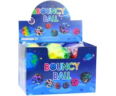 Lean Toys Kamuolys su įdubimais, spalvotas 10 cm