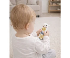 Lean Toys Žaislas nuotolinio pultelio formos baltas