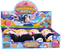 Lean Toys Minkštas pliušinis žaislas su vandens rutuliukais, 6 cm