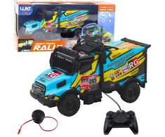 Lean Toys Nuotoliniu būdu valdomas sunkvežimis su garso signalu