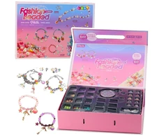 Lean Toys Karoliukų ir Pakabukų Rinkinys Papuošalų Kūrimo Rinkinys