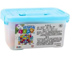 Lean Toys Magnetiniai blokeliai dėžutėje 57 vnt.
