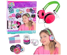 Lean Toys Kūrybinis ausinių dekoravimo rinkinys vaikams