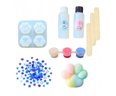 Lean Toys Squishy rinkinys Katės pėdutė 44 vnt.