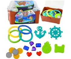 Lean Toys Vandens žaidimų lobio dėžutė 21 dalių