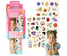 Lean Toys Vaikiškų tatuiruočių rinkinys 60 vnt.