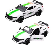 Lean Toys Žaislinis lenktyninis automobilis su šviesomis ir garsais, 17.5 cm
