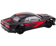Lean Toys Juodas ir raudonas sportinis automobilis, 28x11.5x7.5 cm