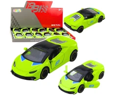 Lean Toys Metalinis sportinis automobilis 1:43 neoninis