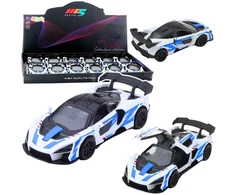 Lean Toys Metalinis sportinis automobilis 1:32 su atidaromomis durimis