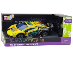 Lean Toys Nuotoliniu būdu valdomas sportinis automobilis 1:22 su LED apšvietimu