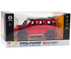 Lean Toys Metalinė visureigė mašina su atidaromomis durimis 1:22