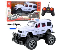 Lean Toys Nuotoliniu būdu valdomas policijos visureigis 1:12