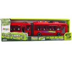 Lean Toys Sąnarinis autobusas 1:16 su šviesomis ir garsais