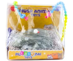 Lean Toys Dekoratyvinė figūrėlė miegantis gyvūnėlis su pagalve
