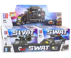 Lean Toys Konstruktorius transporto priemonės SWAT 8in1 92-117 vnt.