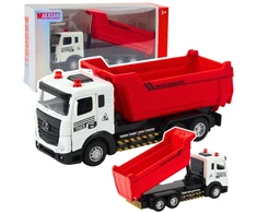 Lean Toys Žaislinis sunkvežimis su metaline kabina ir garsais
