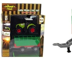 Lean Toys Traktorius su priekaba LeanToys