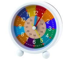 Lean Toys Vaikiškas žadintuvas be garso, 9 cm