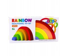 Lean Toys Guminis dėlionės žaislas vaikams, 5 dalių