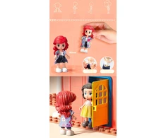 Lean Toys Vilos statybiniai kaladėlės 243 dalys
