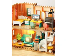 Lean Toys Vilos statybiniai kaladėlės 246 vnt.